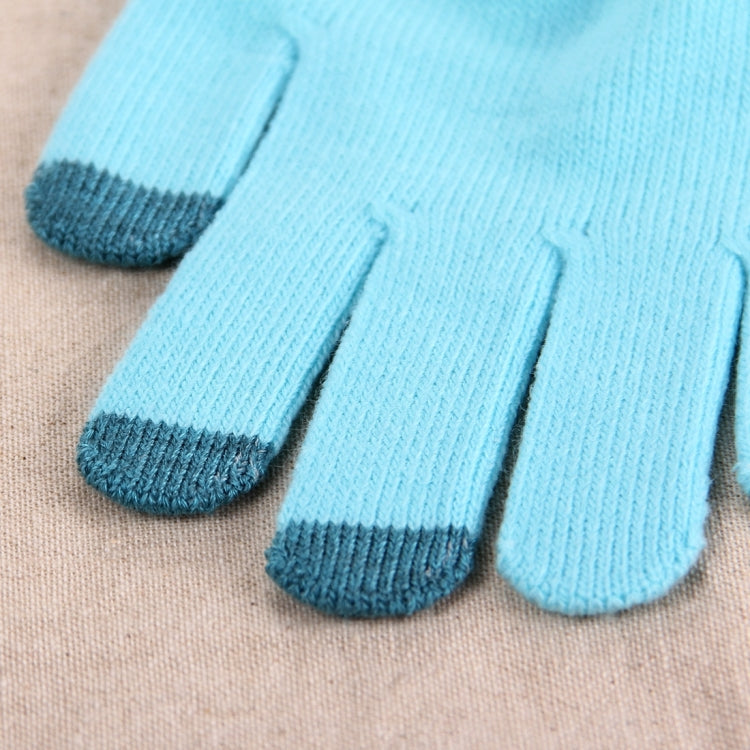 HAWEEL Three Fingers Touch Screen Gloves for Men, For iPhone, Galaxy, Huawei, Xiaomi, HTC, Sony, LG and other Touch Screen Devices(Blue) by HAWEEL