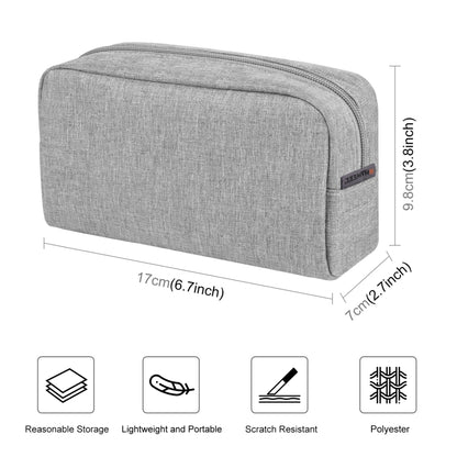 HAWEEL Electronic Organizer Storage Bag for Charger, Power Bank, Cables, Mouse, Earphones, Size: S(Grey) by HAWEEL