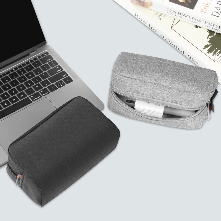 HAWEEL Electronic Organizer Storage Bag for Charger, Power Bank, Cables, Mouse, Earphones, Size: S(Grey) by HAWEEL