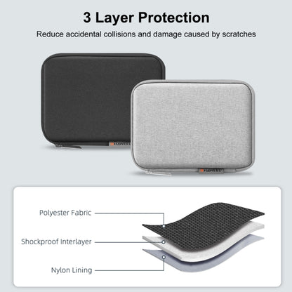 HAWEEL Watch Band Organizer Box Earphones / U Disk / Digital Cable Storage Case(Black) by HAWEEL