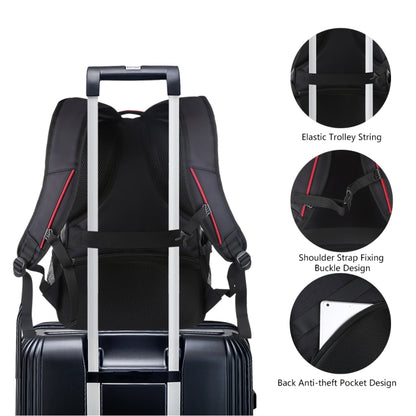 HAWEEL Foldable Removable Outdoor Portable Dual Shoulders Laptop Backpack(Black) by HAWEEL