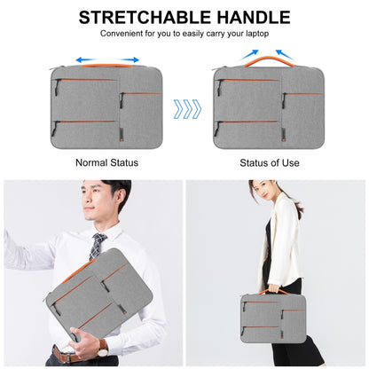 HAWEEL 15.0 inch Sleeve Case Zipper Briefcase Laptop Handbag For Macbook, Samsung, Lenovo Thinkpad, Sony, DELL Alienware, CHUWI, ASUS, HP, 15.0 inch-16.0 inch Laptops(Grey) by HAWEEL