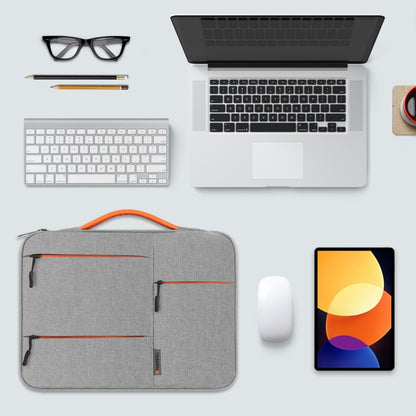 HAWEEL 15.0 inch Sleeve Case Zipper Briefcase Laptop Handbag For Macbook, Samsung, Lenovo Thinkpad, Sony, DELL Alienware, CHUWI, ASUS, HP, 15.0 inch-16.0 inch Laptops(Grey) by HAWEEL