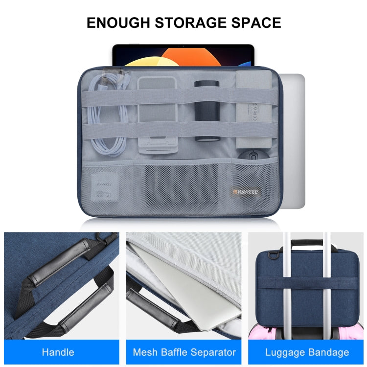 HAWEEL 15.0 inch -16.0 inch Briefcase Crossbody Laptop Bag For Macbook, Lenovo Thinkpad, ASUS, HP(Navy Blue) by HAWEEL