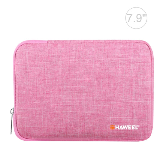 HAWEEL 7.9 inch Sleeve Case Zipper Briefcase Carrying Bag, For iPad mini 4 / iPad mini 3 / iPad mini 2 / iPad mini, Galaxy, Lenovo, Sony, Xiaomi, Huawei 7.9 inch Tablets(Pink) by HAWEEL