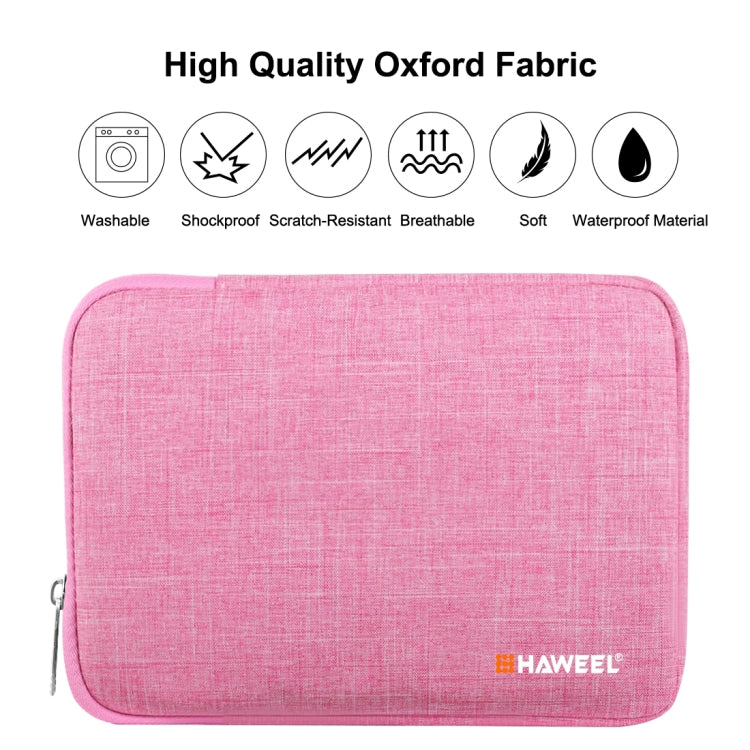 HAWEEL 7.9 inch Sleeve Case Zipper Briefcase Carrying Bag, For iPad mini 4 / iPad mini 3 / iPad mini 2 / iPad mini, Galaxy, Lenovo, Sony, Xiaomi, Huawei 7.9 inch Tablets(Pink) by HAWEEL