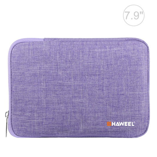 HAWEEL 7.9 inch Sleeve Case Zipper Briefcase Carrying Bag, For iPad mini 4 / iPad mini 3 / iPad mini 2 / iPad mini, Galaxy, Lenovo, Sony, Xiaomi, Huawei 7.9 inch Tablets(Purple) by HAWEEL