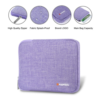 HAWEEL 7.9 inch Sleeve Case Zipper Briefcase Carrying Bag, For iPad mini 4 / iPad mini 3 / iPad mini 2 / iPad mini, Galaxy, Lenovo, Sony, Xiaomi, Huawei 7.9 inch Tablets(Purple) by HAWEEL