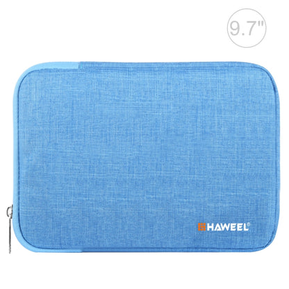 HAWEEL 9.7 inch Sleeve Case Zipper Briefcase Carrying Bag, For iPad 9.7 inch / iPad Pro 9.7 inch, Galaxy, Lenovo, Sony, Xiaomi, Huawei 9.7 inch Tablets(Blue) by HAWEEL