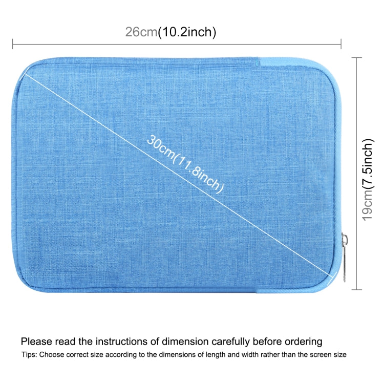 HAWEEL 9.7 inch Sleeve Case Zipper Briefcase Carrying Bag, For iPad 9.7 inch / iPad Pro 9.7 inch, Galaxy, Lenovo, Sony, Xiaomi, Huawei 9.7 inch Tablets(Blue) by HAWEEL