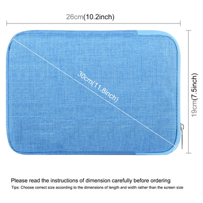HAWEEL 9.7 inch Sleeve Case Zipper Briefcase Carrying Bag, For iPad 9.7 inch / iPad Pro 9.7 inch, Galaxy, Lenovo, Sony, Xiaomi, Huawei 9.7 inch Tablets(Blue) by HAWEEL