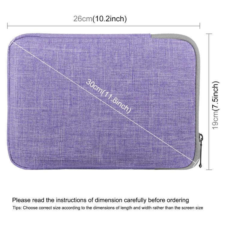 HAWEEL 9.7 inch Sleeve Case Zipper Briefcase Carrying Bag, For iPad 9.7 inch / iPad Pro 9.7 inch, Galaxy, Lenovo, Sony, Xiaomi, Huawei 9.7 inch Tablets(Purple) by HAWEEL