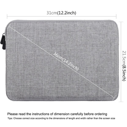 HAWEEL 11 inch Sleeve Case Zipper Briefcase Carrying Bag For Macbook, Samsung, Lenovo, Sony, DELL Alienware, CHUWI, ASUS, HP, 11 inch and Below Laptops / Tablets(Grey) by HAWEEL