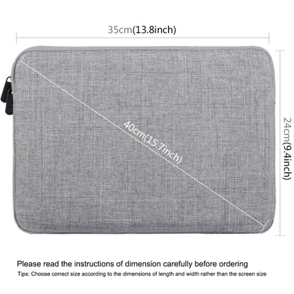 HAWEEL 13.0 inch Sleeve Case Zipper Briefcase Laptop Carrying Bag, For Macbook, Samsung, Lenovo, Sony, DELL Alienware, CHUWI, ASUS, HP, 13 inch and Below Laptops(Grey) by HAWEEL