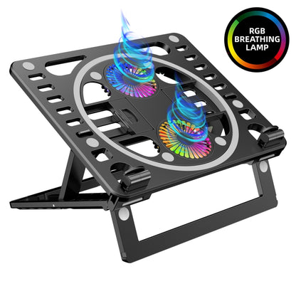 Gaming RGB Laptop Cooler Desk Stand by bashfashion