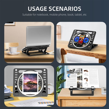 Gaming RGB Laptop Cooler Desk Stand by bashfashion