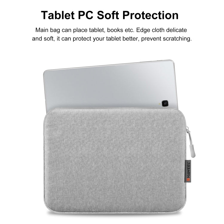 HAWEEL 11 inch Tablet Sleeve Case Zipper Briefcase Bag for 9.7-11.0 inch Tablets(Grey) by HAWEEL