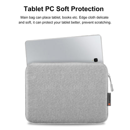 HAWEEL 11 inch Tablet Sleeve Case Zipper Briefcase Bag for 9.7-11.0 inch Tablets(Grey) by HAWEEL