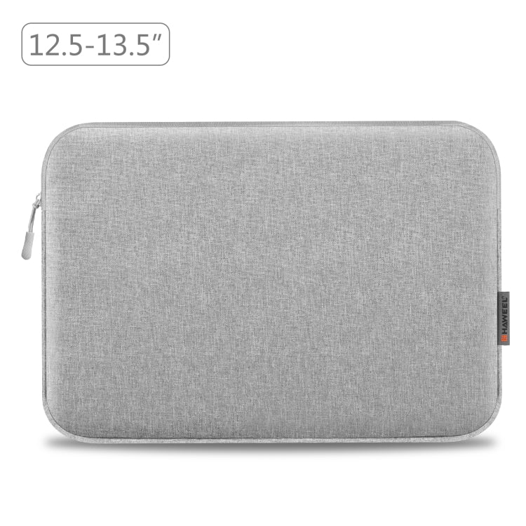 HAWEEL 13 inch Laptop Sleeve Case Zipper Briefcase Bag for 12.5-13.5 inch Laptop(Grey) by HAWEEL