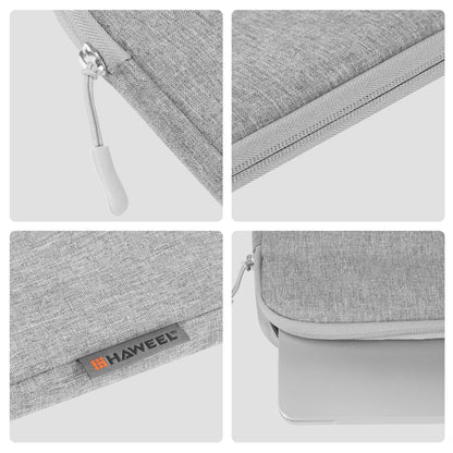 HAWEEL 13 inch Laptop Sleeve Case Zipper Briefcase Bag for 12.5-13.5 inch Laptop(Grey) by HAWEEL