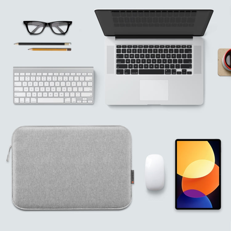 HAWEEL 13 inch Laptop Sleeve Case Zipper Briefcase Bag for 12.5-13.5 inch Laptop(Grey) by HAWEEL