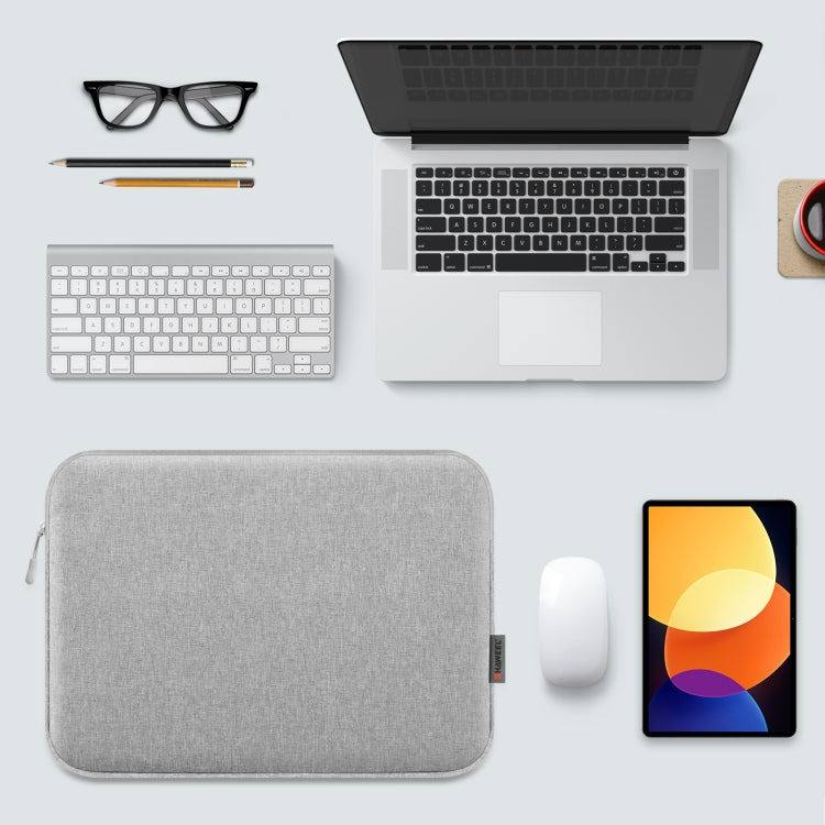 HAWEEL 16 inch Laptop Sleeve Case Zipper Briefcase Bag for 15-16.7 inch Laptop(Grey) by HAWEEL