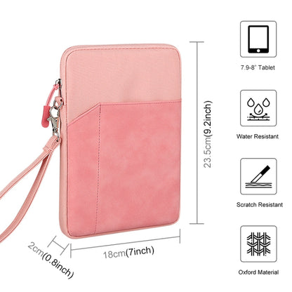 HAWEEL Splash-proof Pouch Sleeve Tablet Bag for iPad mini, 7.9-8.4 inch Tablets(Pink) by HAWEEL