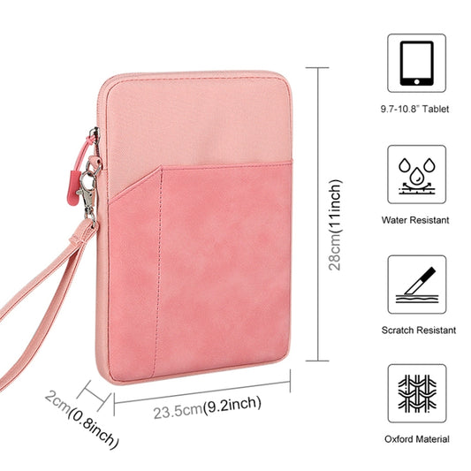 HAWEEL Splash-proof Pouch Sleeve Tablet Bag for iPad, 9.7 -11 inch Tablets(Pink) by HAWEEL