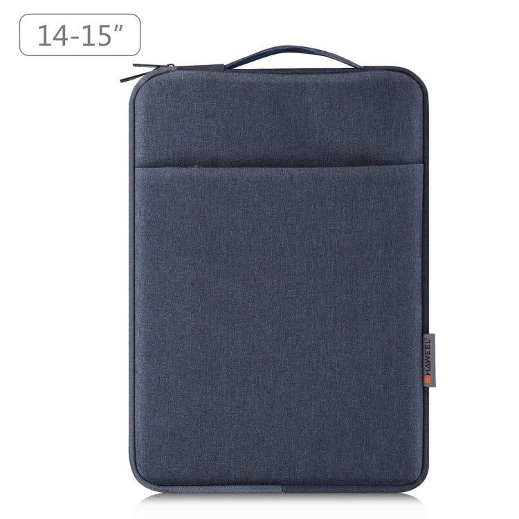 HAWEEL Laptop Sleeve Case Zipper Briefcase Bag with Handle for 14-15 inch Laptop(Gray Blue) by HAWEEL