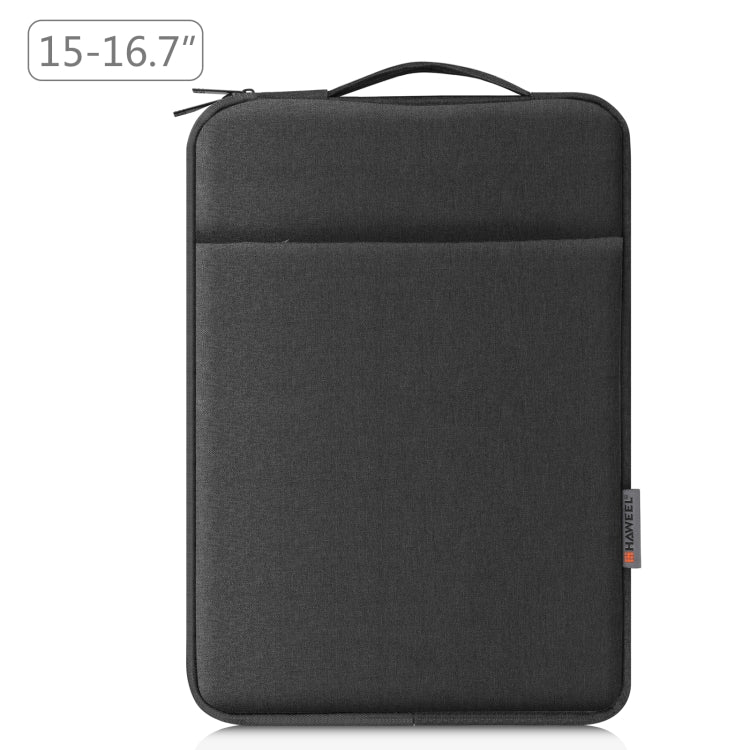 HAWEEL Laptop Sleeve Case Zipper Briefcase Bag with Handle for 15-16.7 inch Laptop (Black) by HAWEEL