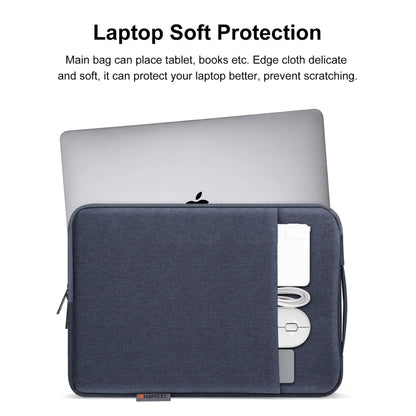 HAWEEL Laptop Sleeve Case Zipper Briefcase Bag with Handle for 15-16.7 inch Laptop(Gray Blue) by HAWEEL