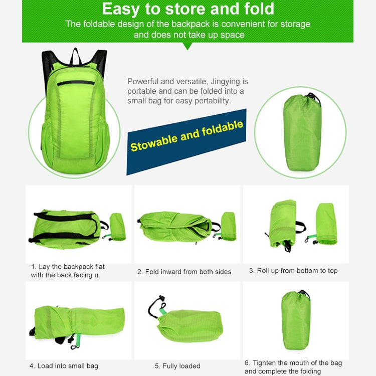 HAWEEL Portable Foldable Waterproof Backpack Folding Bag (Green) by HAWEEL