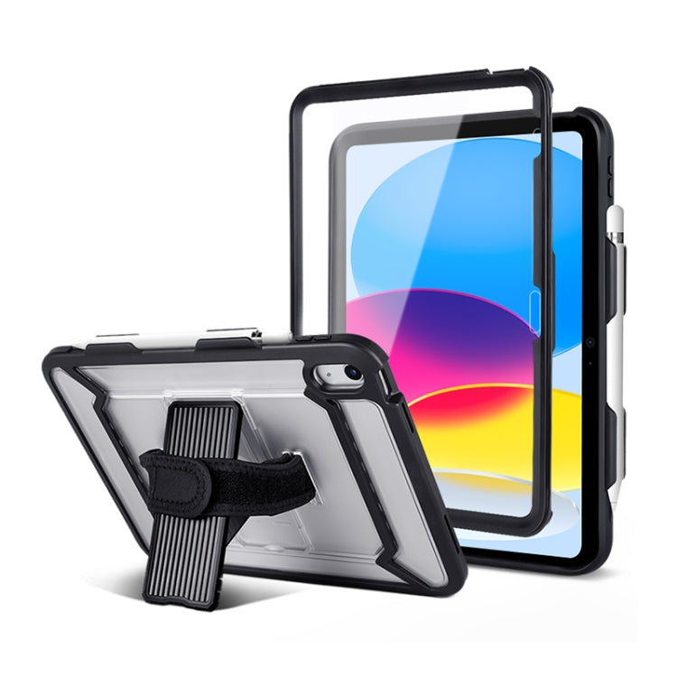 For iPad 2025 / 2022 360 Full Body Shockproof Tablet Case with Grip & Holder & Pen Slot(Black) by bashfashion
