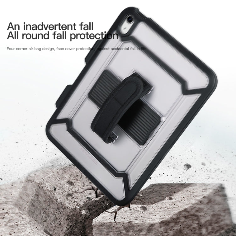 For iPad 2025 / 2022 360 Full Body Shockproof Tablet Case with Grip & Holder & Pen Slot(Black) by bashfashion