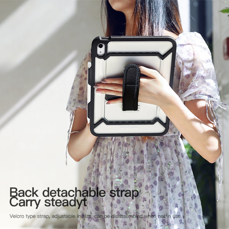 For iPad 2025 / 2022 360 Full Body Shockproof Tablet Case with Grip & Holder & Pen Slot(Black) by bashfashion