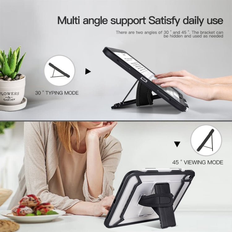 For iPad 2025 / 2022 360 Full Body Shockproof Tablet Case with Grip & Holder & Pen Slot(Black) by bashfashion
