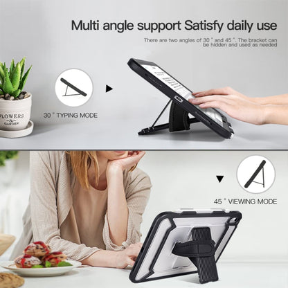 For iPad 2025 / 2022 360 Full Body Shockproof Tablet Case with Grip & Holder & Pen Slot(Black) by bashfashion