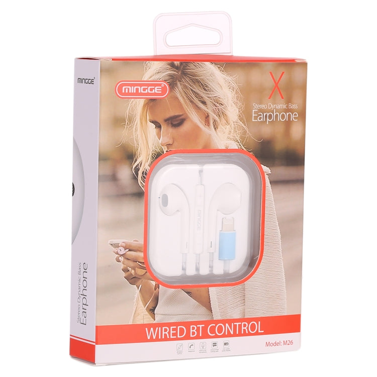 M26 8 Pin Stereo Dynamic Bass Earphone with Mic, Condition of Use: Bluetooth 5.0 Connecting(White) by bashfashion