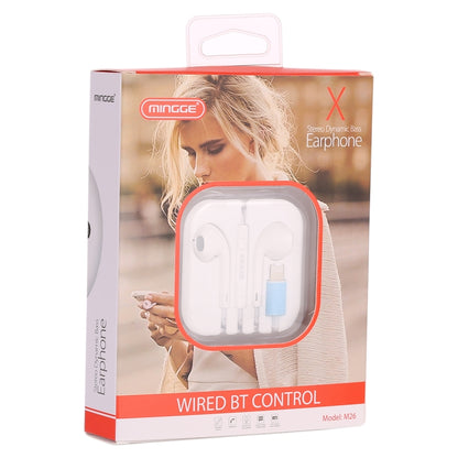 M26 8 Pin Stereo Dynamic Bass Earphone with Mic, Condition of Use: Bluetooth 5.0 Connecting(White) by bashfashion