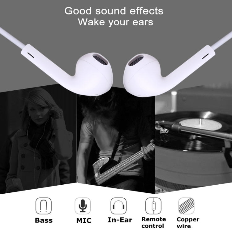 M26 8 Pin Stereo Dynamic Bass Earphone with Mic, Condition of Use: Bluetooth 5.0 Connecting(White) by bashfashion