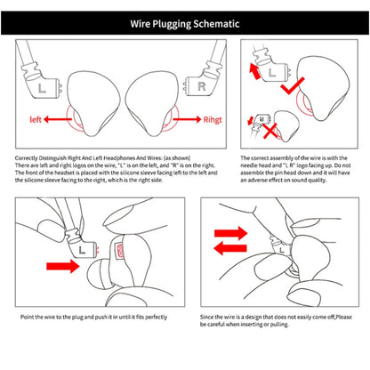 KZ ZSN Circle Iron Moving Iron Quad-core Wired Control In-ear Mega Bass HiFi Earphone with Microphone (Black) by KZ
