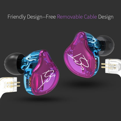 KZ ZST Circle Iron In-ear Mega Bass MP3 Dual Unit Earphone without Microphone (Colour) by KZ