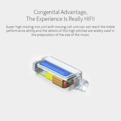 KZ ZST Circle Iron In-ear Mega Bass MP3 Dual Unit Earphone without Microphone (Colour) by KZ