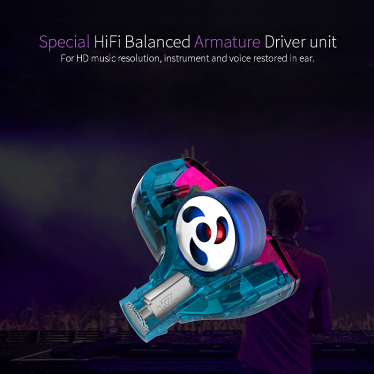 KZ ZST Circle Iron In-ear Mega Bass MP3 Dual Unit Earphone without Microphone (Colour) by KZ