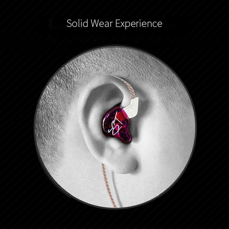 KZ ZST Circle Iron In-ear Mega Bass MP3 Dual Unit Earphone without Microphone (Carbon Fiber Black) by KZ