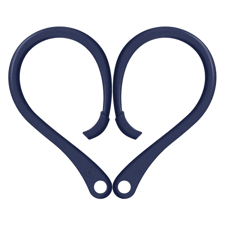 For AirPods 1 / 2 / Pro Anti-lost Silicone Earphone Ear-hook(Dark Blue) by bashfashion