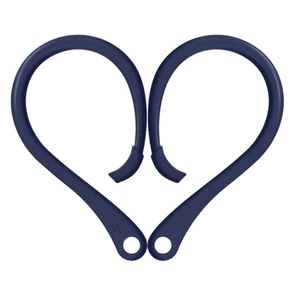 For AirPods 1 / 2 / Pro Anti-lost Silicone Earphone Ear-hook(Dark Blue) by bashfashion