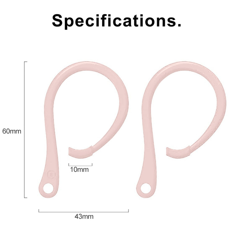 For AirPods 1 / 2 / Pro Anti-lost Silicone Earphone Ear-hook(Pink) by bashfashion