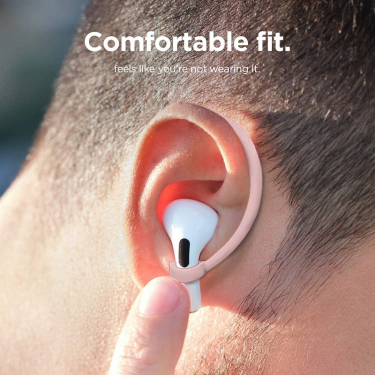 For AirPods 1 / 2 / Pro Anti-lost Silicone Earphone Ear-hook(Pink) by bashfashion