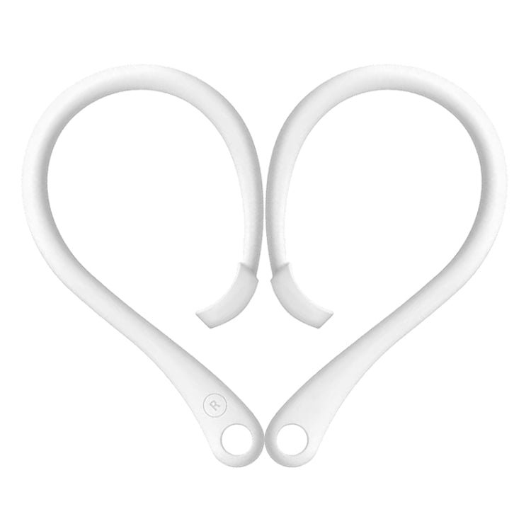 For AirPods 1 / 2 / Pro Anti-lost Silicone Earphone Ear-hook(White) by bashfashion